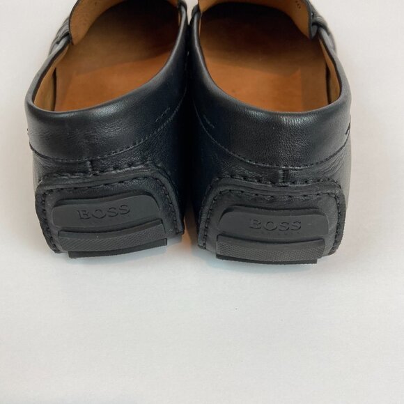 Hugo Boss Black Moccasins Driver  Loafers Soft Leather Sz 10 Like NEW main image 9
